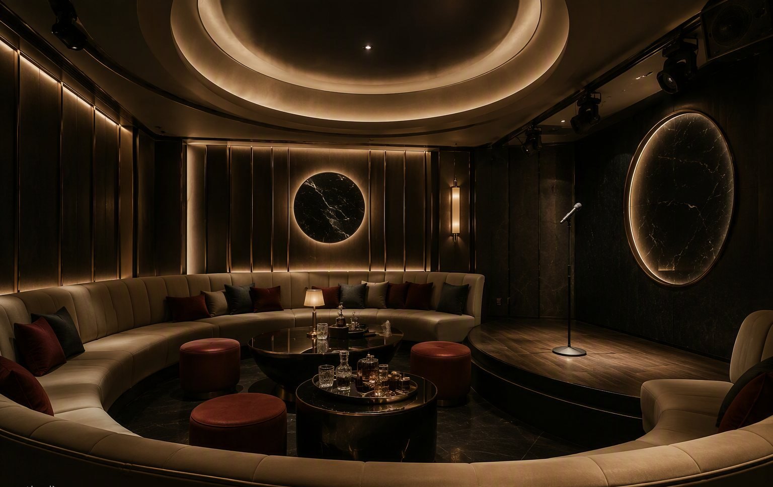 Anemon Night Club — İç mekân atmosferi